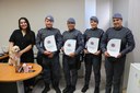 AGOSTO LILÁS: Policiais recebem homenagem da vereadora Laura Luiza Protetora