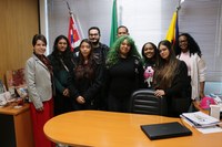  Alunos do Senac Catanduva visitam a sede da Câmara; Jovens foram recebidos pela vereadora Taise Braz