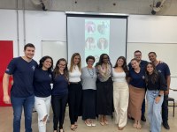 Vereadora Taise Braz participa de atividade do curso de nutrição do IMES Catanduva